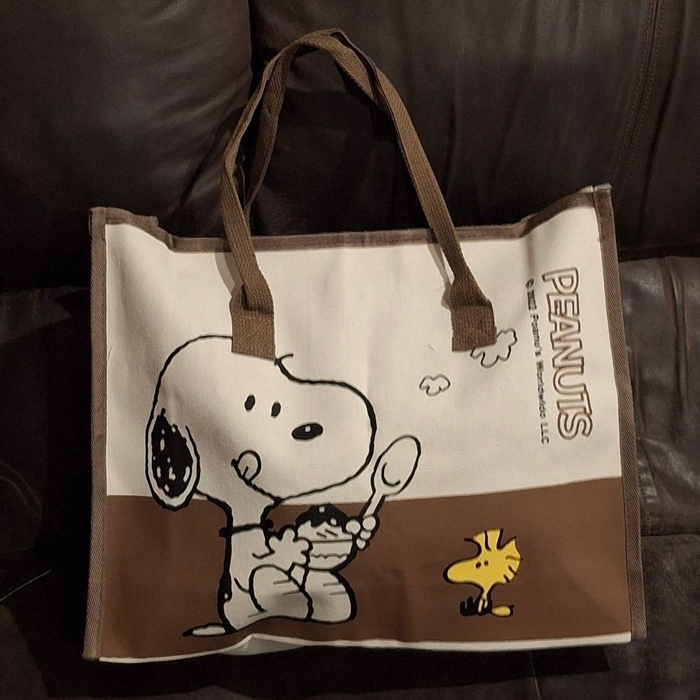 Snoopy Canvas Tote Bag